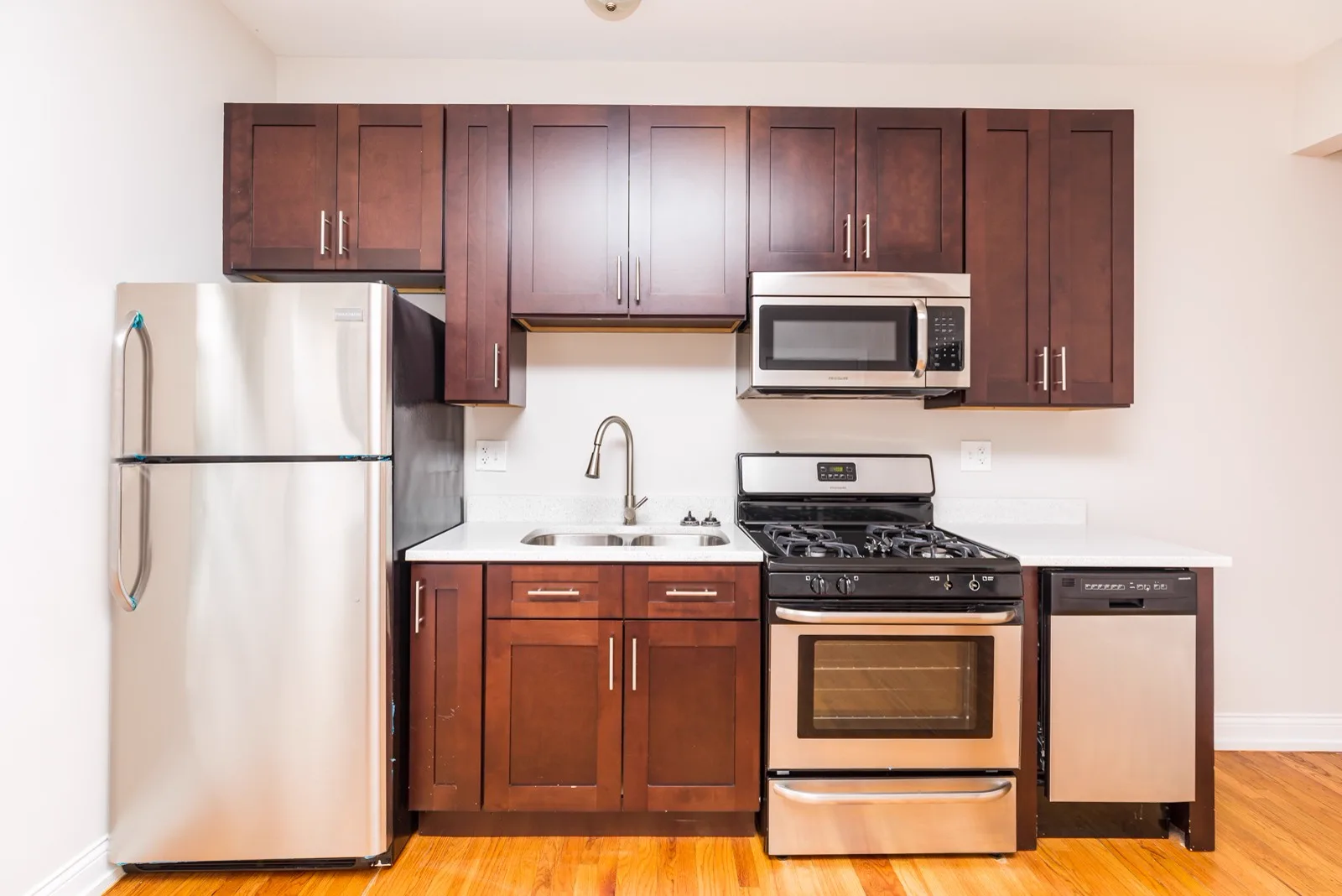 New kitchen with granite countertops
